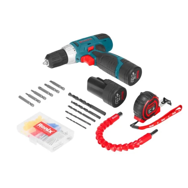 مجموعه 19 عددی پیچ گوشتی شارژی رونیکس مدل RS-8012